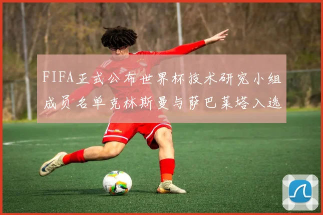 FIFA正式公布世界杯技术研究小组成员名单克林斯曼与萨巴莱塔入选